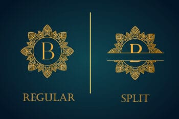 mandala monogram font