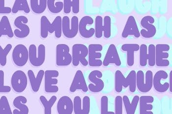 display fun rounded font