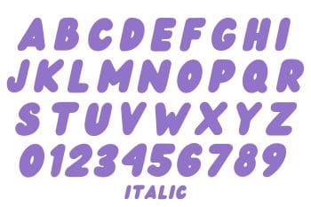 display fun rounded font