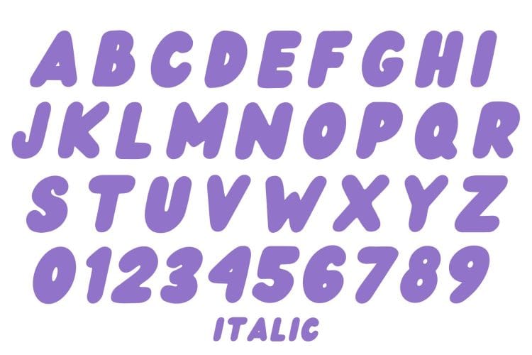 display fun rounded font