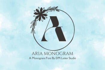 Aria Monogram Font