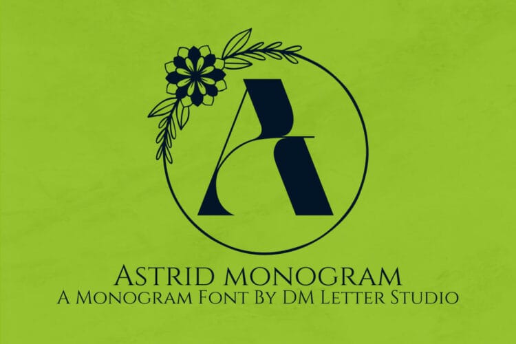 Astrid Monogram Font