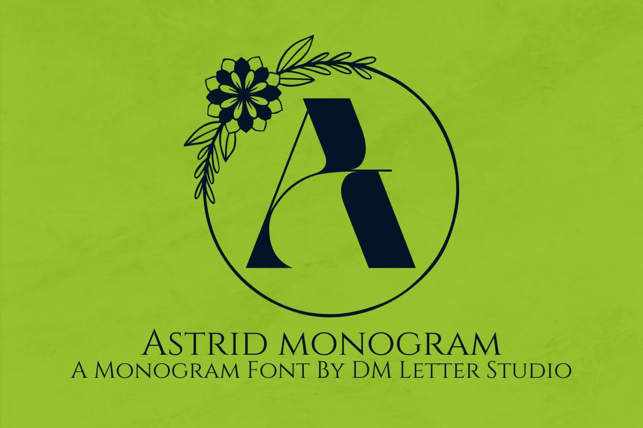 Astrid Monogram Font