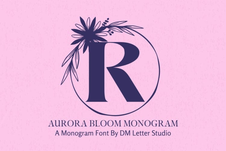 Aurora Bloom Monogram