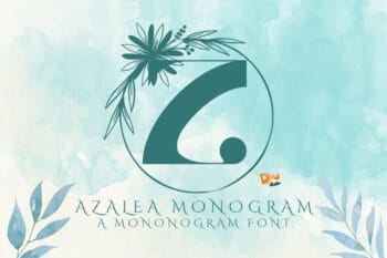 Azalea Monogram Font