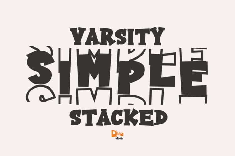 Varsity Simple Stacked