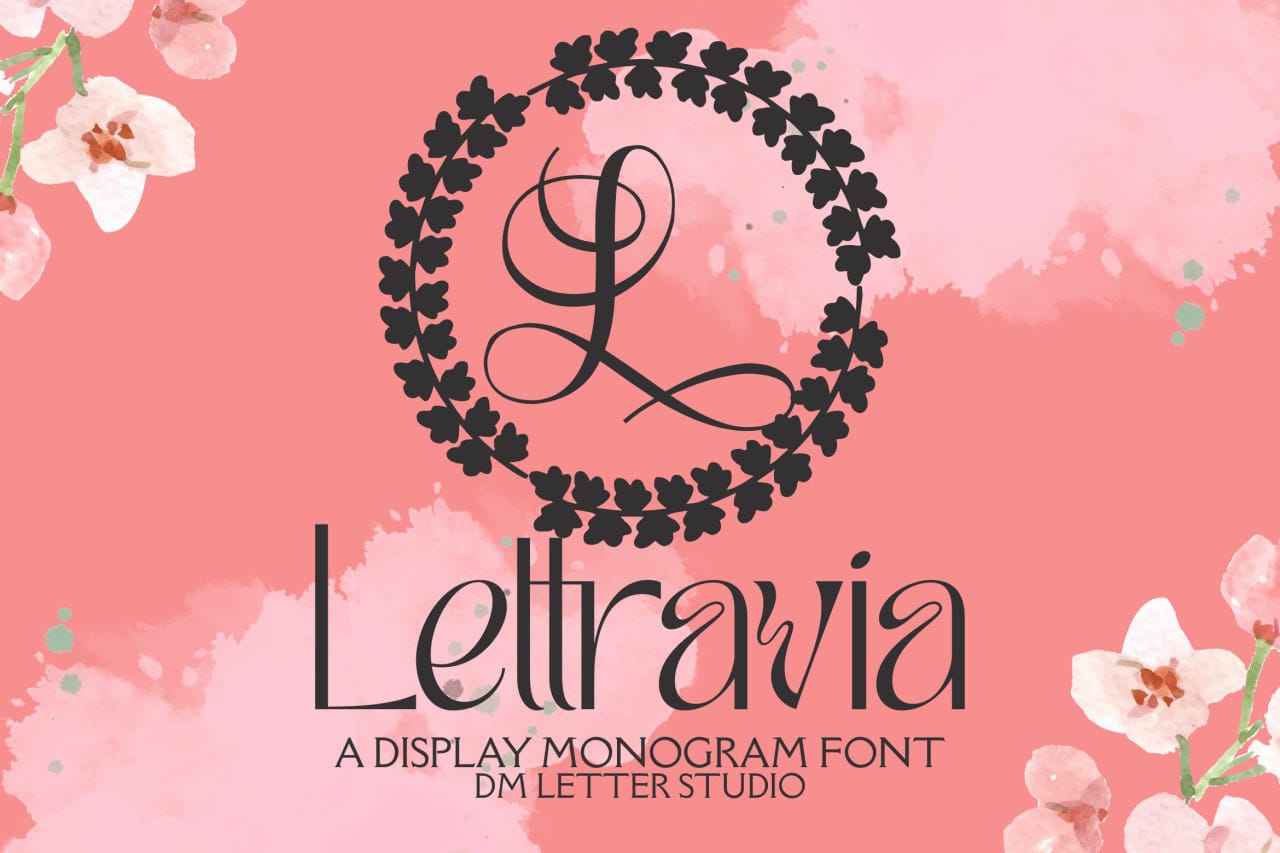 Lettravia Monogram Font
