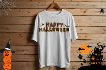 Varsity Monster Font on shirt mockup