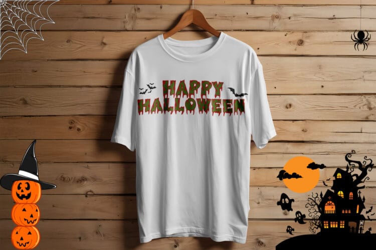 Varsity Monster Font on shirt mockup