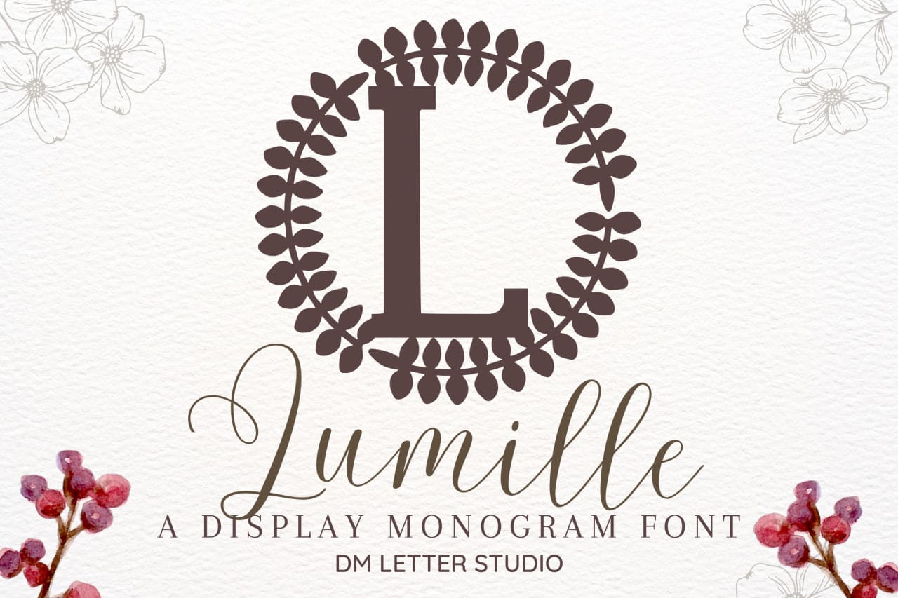 Lumille Monogram Font