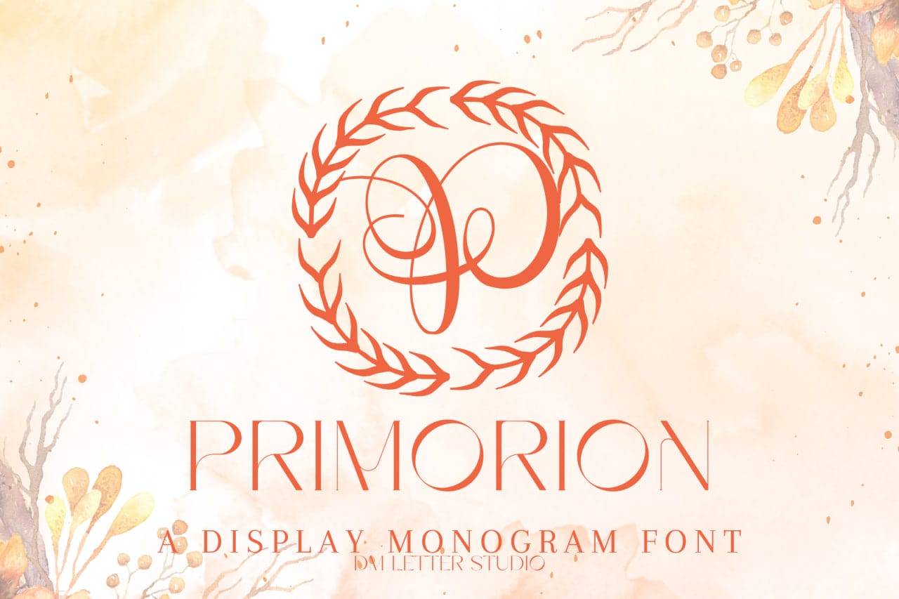 Primorion Monogram Font