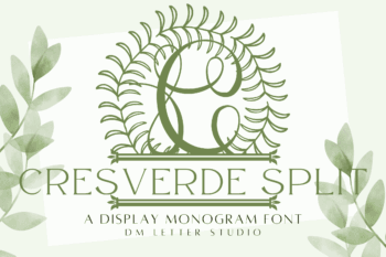 Cresverde Split Monogram