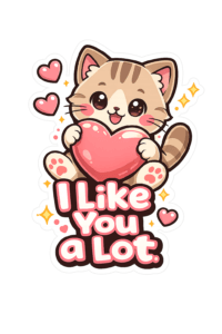 valentine sticker AI prompts