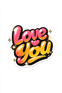 valentine sticker AI prompts