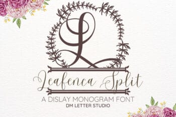 Leafenca Split Monogram