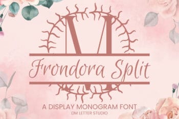 Frondora Split Monogram