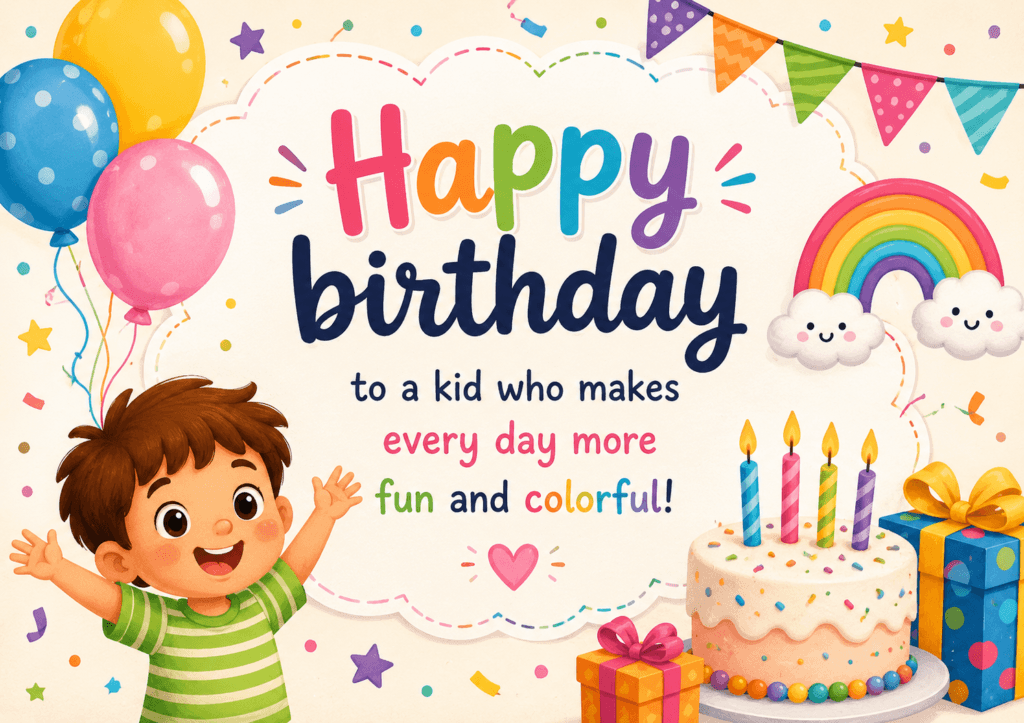 Birthday Quotes for Kids