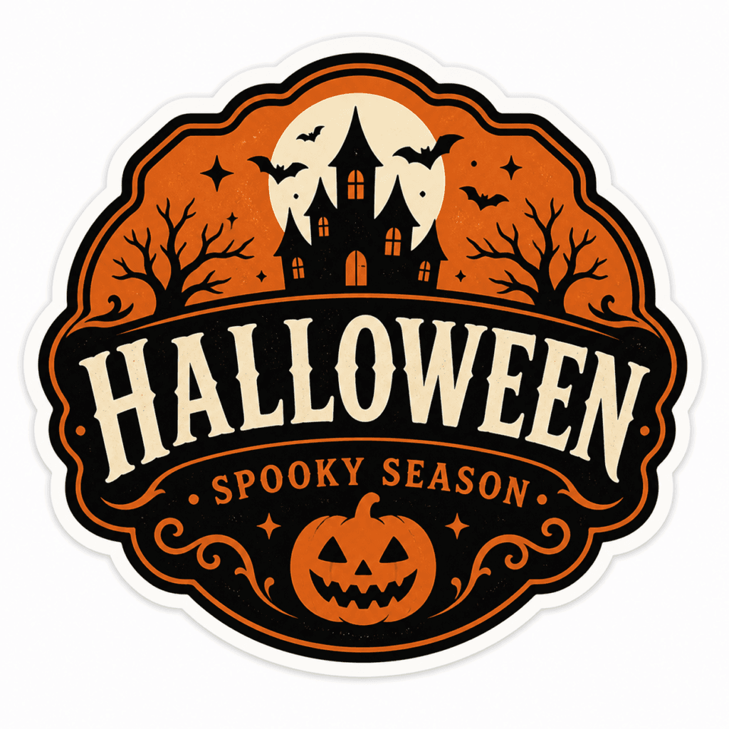 Halloween sticker AI prompts