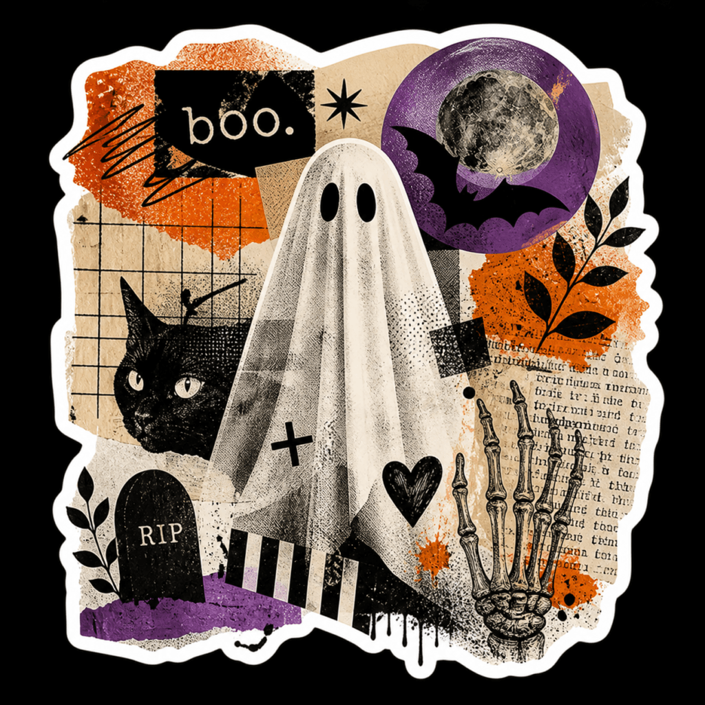Halloween sticker AI prompts
