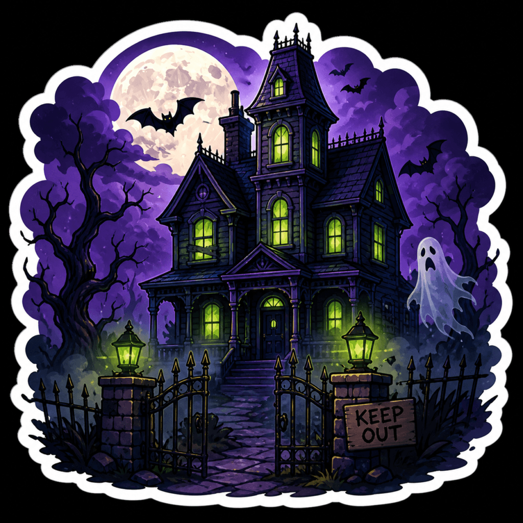 Halloween sticker AI prompts