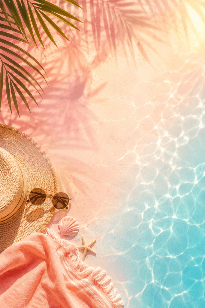 summer AI background prompts