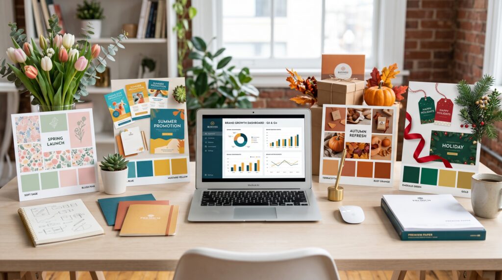 seasonal branding prompts