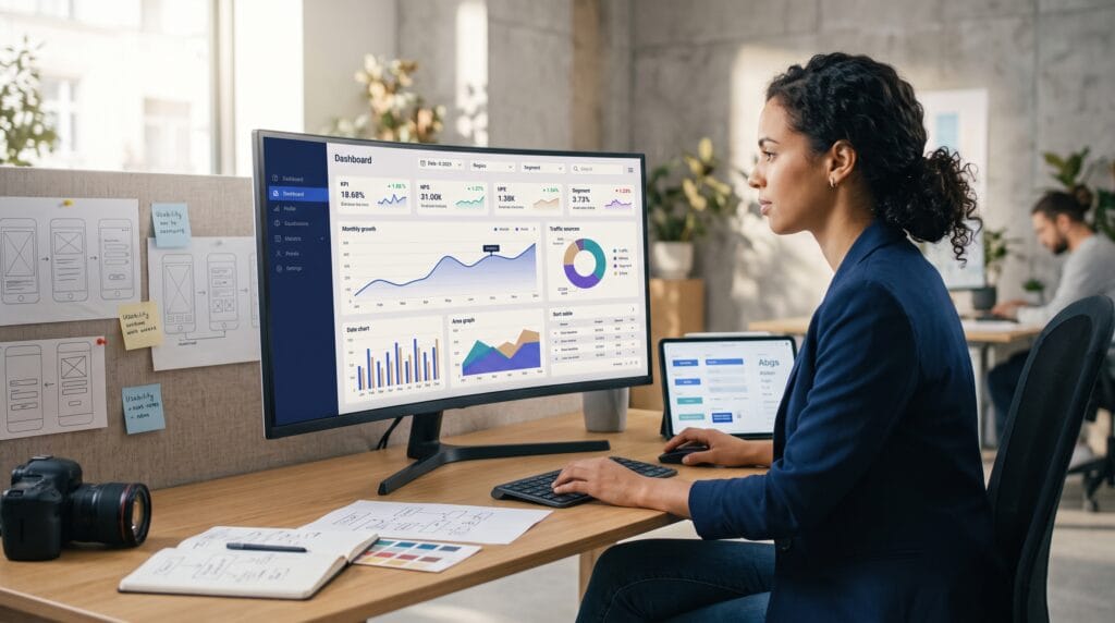 dashboard UI design tips