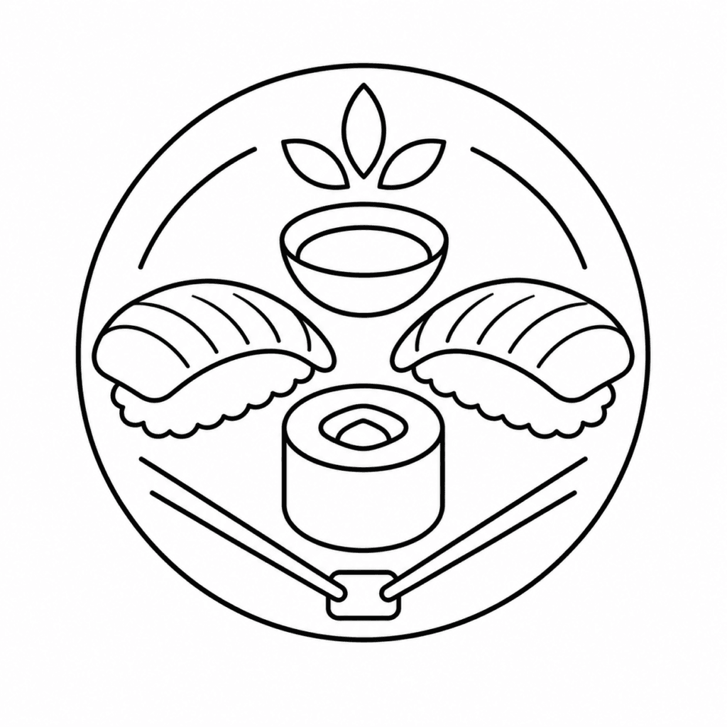 sushi icon logo prompts