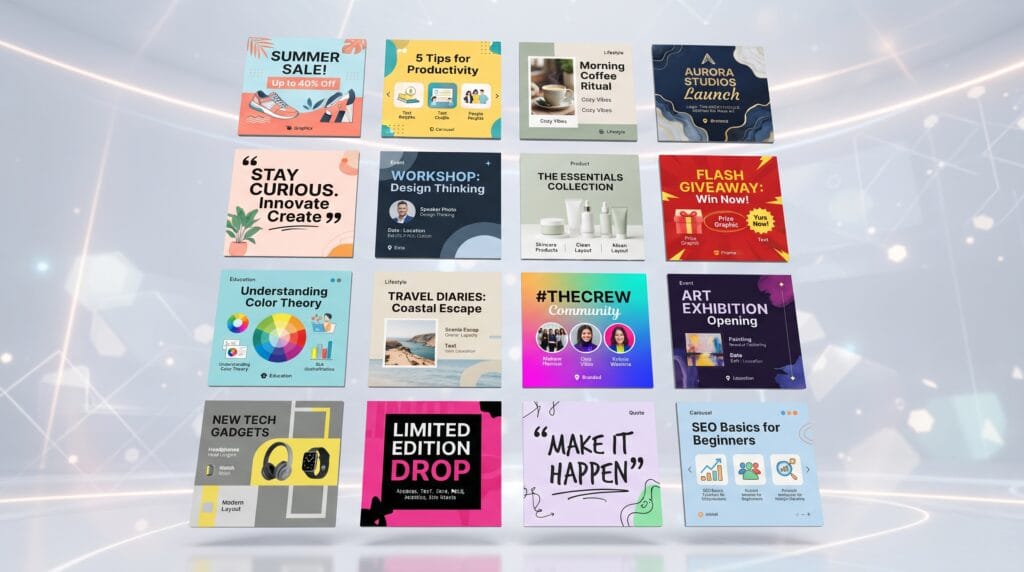 social media graphic design ideas