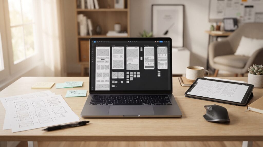 UX wireframe examples