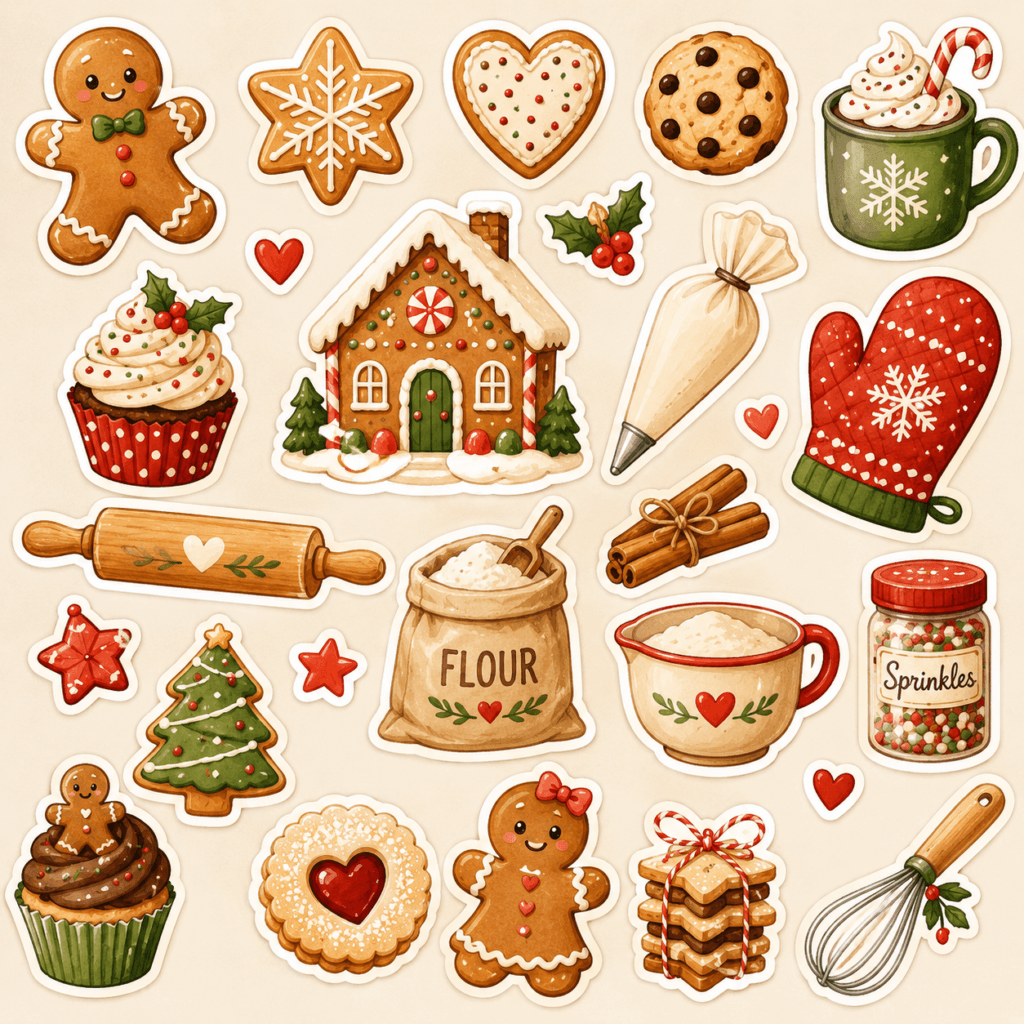 seasonal sticker AI prompts