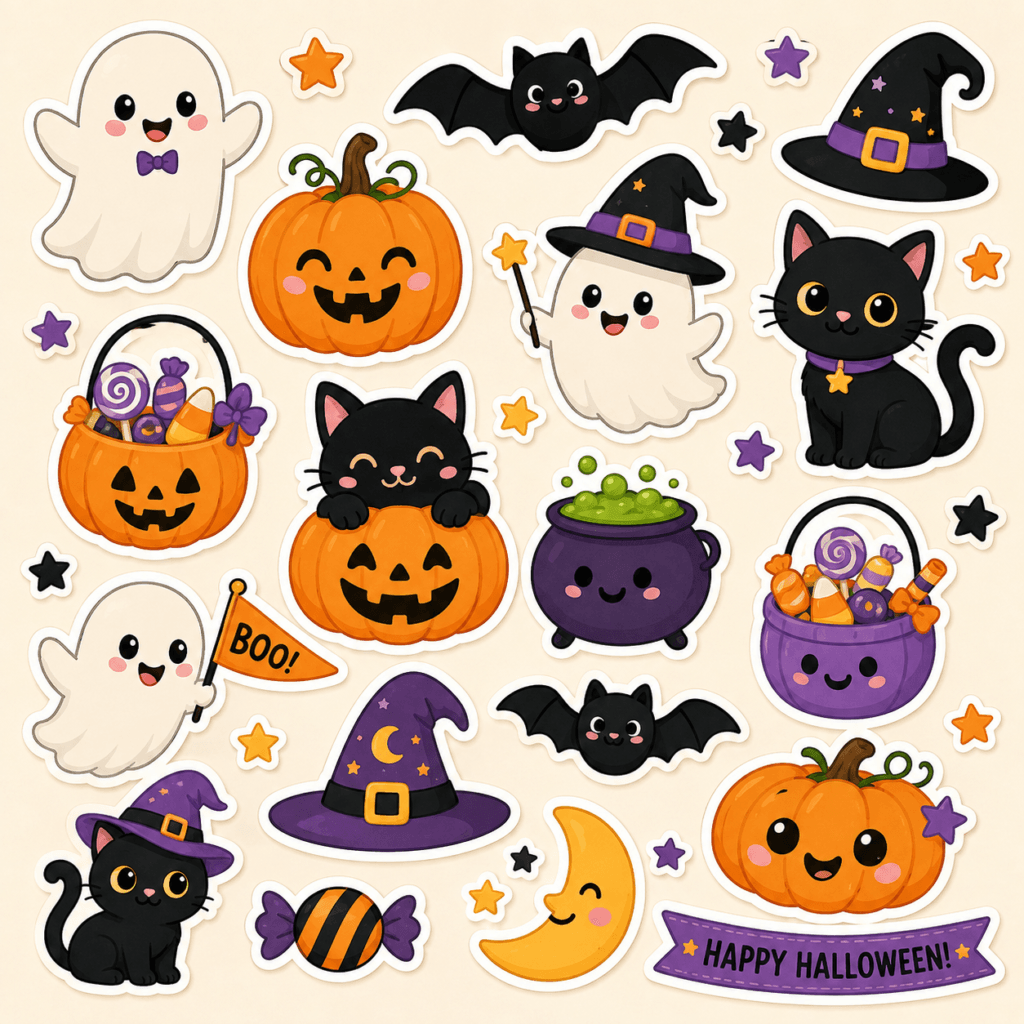 seasonal sticker AI prompts