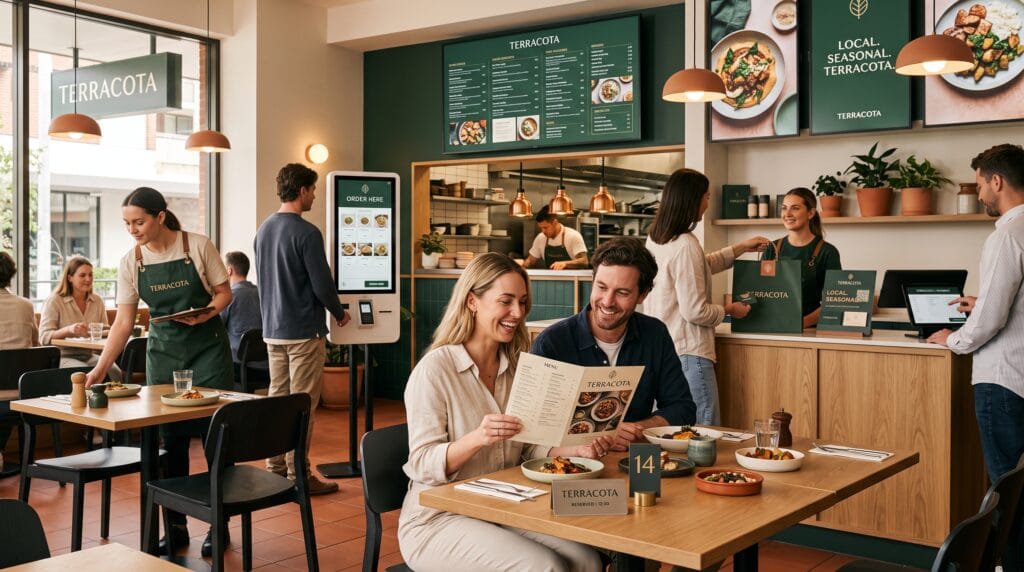 restaurant graphic design