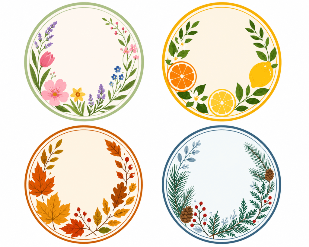 seasonal sticker AI prompts
