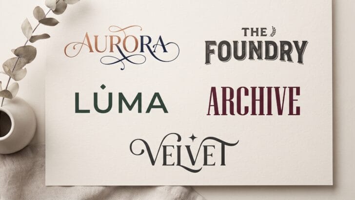 wordmark logo design