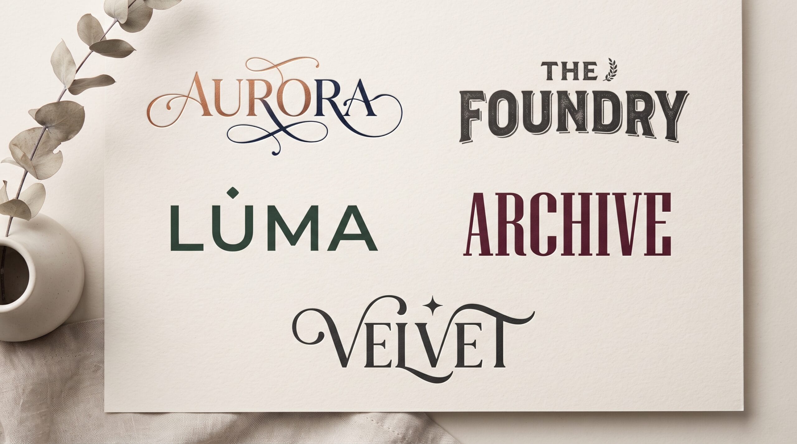 wordmark logo design