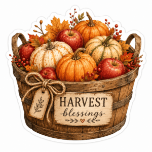 autumn sticker AI prompts