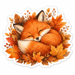 autumn sticker AI prompts