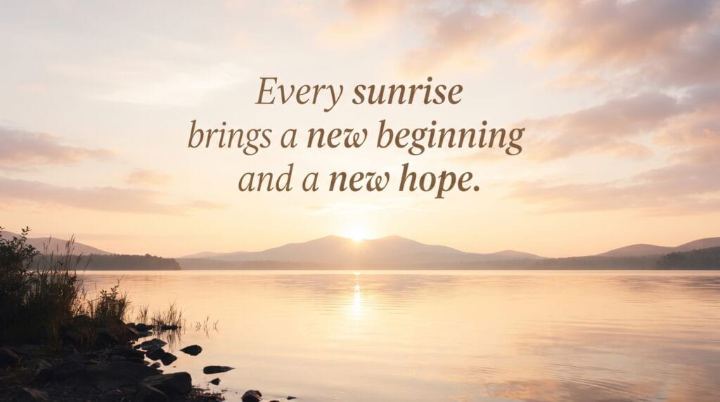 beautiful sunrise quotes