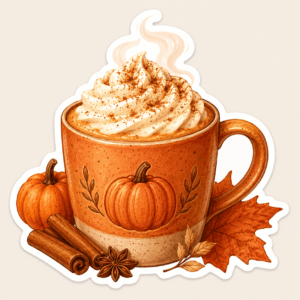 autumn sticker AI prompts