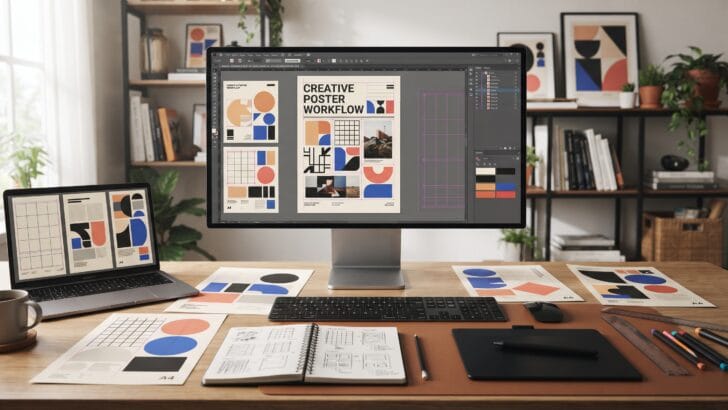 creative poster design tutorial