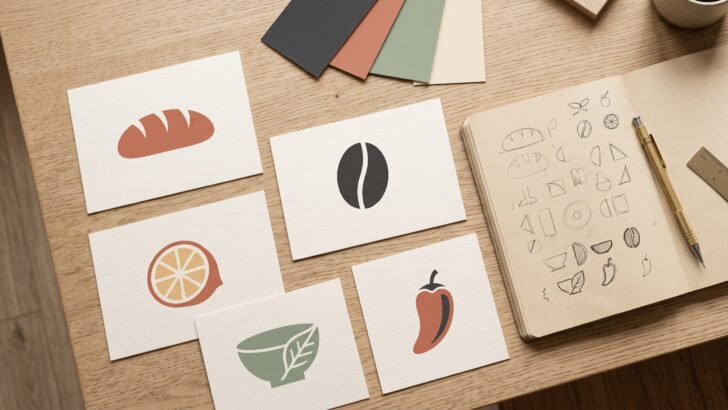AI food logo prompts