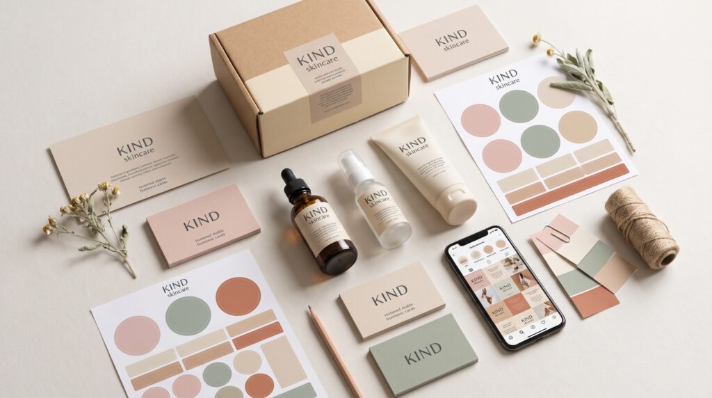 beauty branding on a budget
