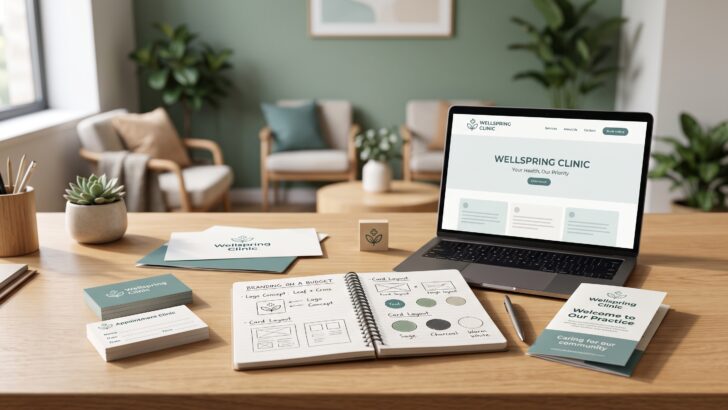 healthcare branding on a budget
