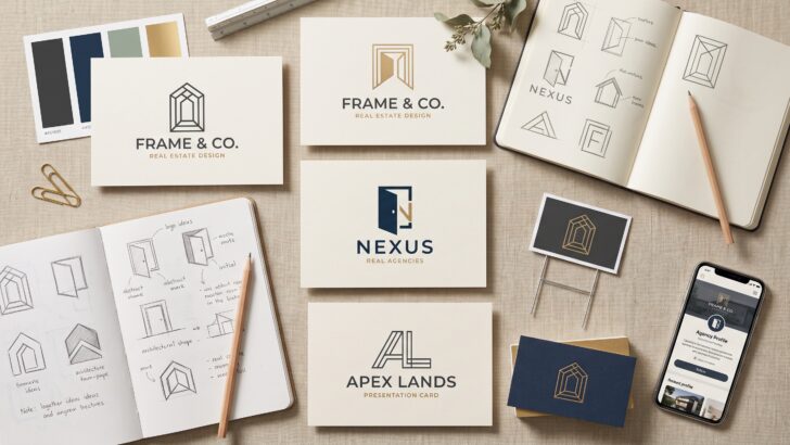 real estate company logo design