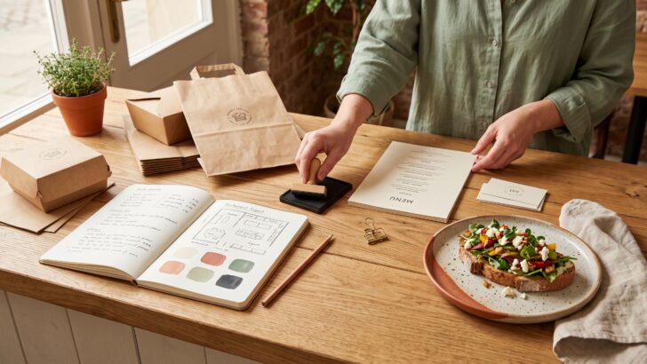 restaurant branding on a budget